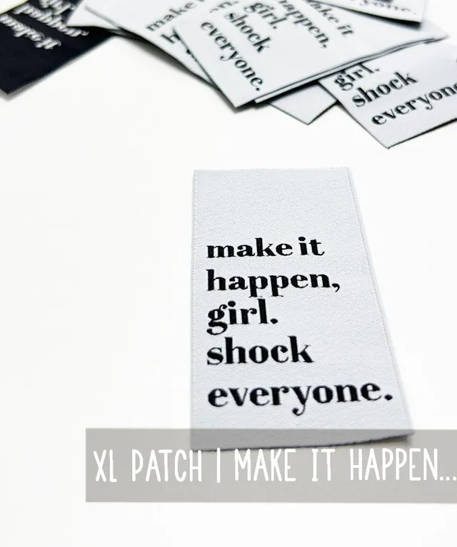 lenipepunkt-xl-patch-make-it-happen-4x7-cm-polyester image 1