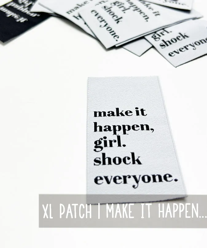 lenipepunkt-xl-patch-make-it-happen-4x7-cm-polyester image 1