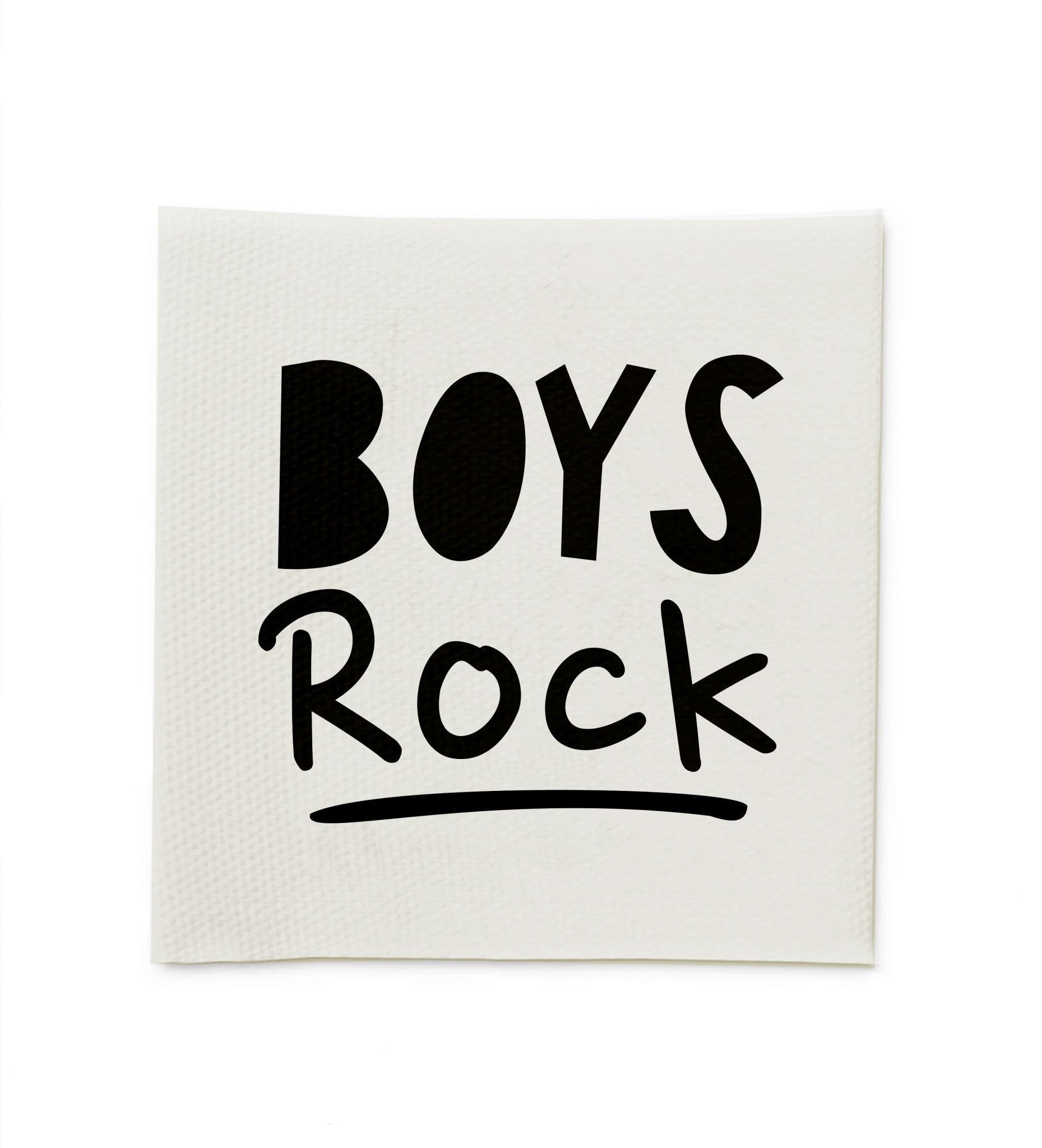 paul-clara-baumwoll-labels-boys-rock-etikett-4x4-cm-baumwolle image 1