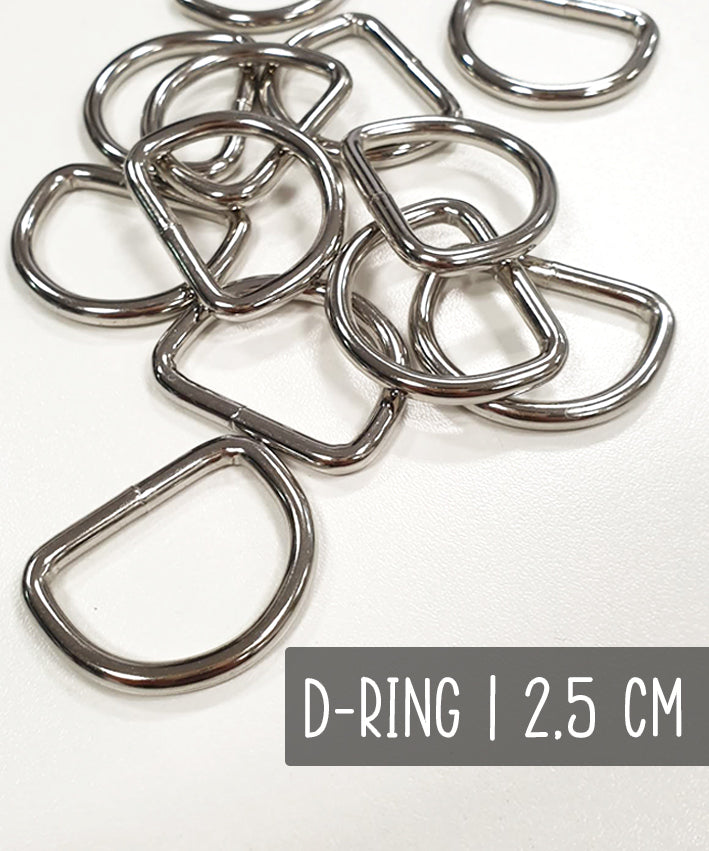 lenipepunkt-d-ring-25-mm-silber-taschenring-stahl image 1