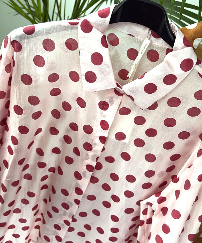 lenipepunkt-polka-dots-bluse-rosa-durchscheinend-onesize-lyocell image 8