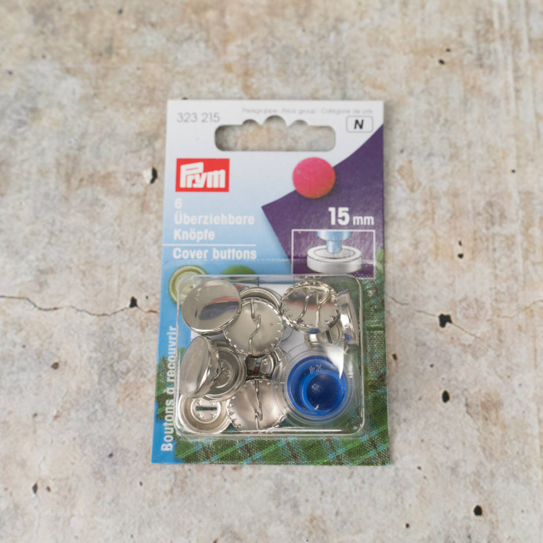 prym-berziehbare-kn-pfe-15-mm-stoffkn-pfe-6-st-ck-mit-werkzeug image 1