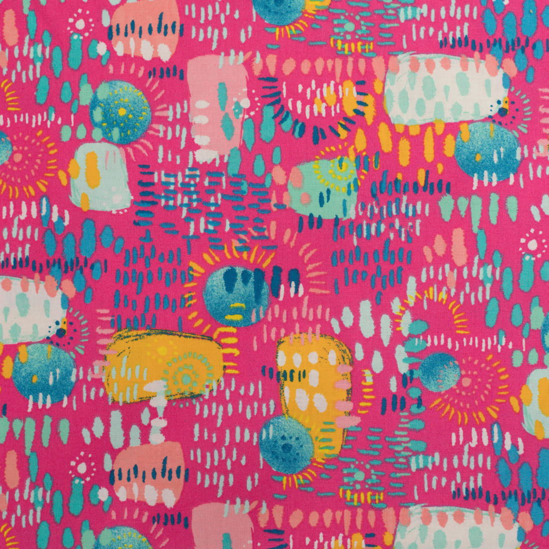 n-hfrosch-good-vibes-baumwollstoff-abstrakt-pink-popeline image 3