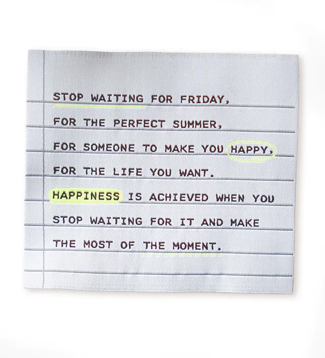 paul-clara-weblabels-xxl-stop-waiting-for-friday-etikett image 1