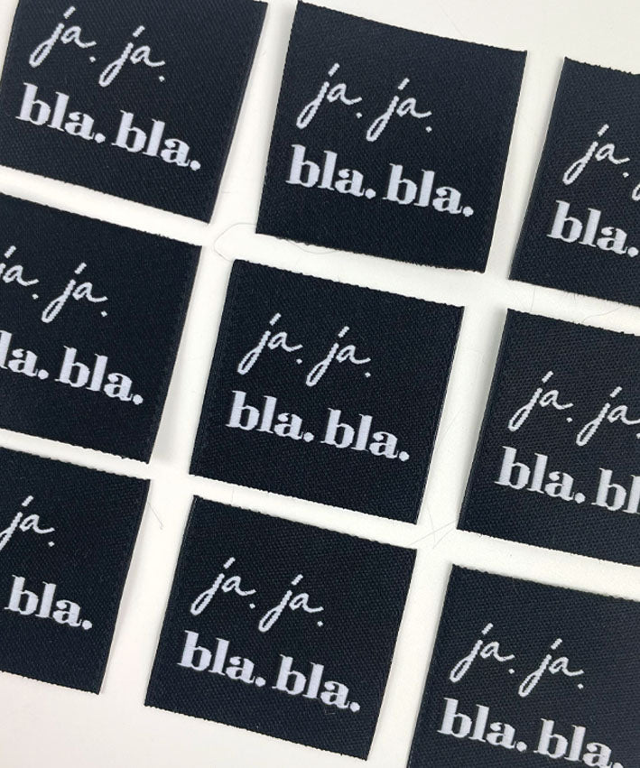lenipepunkt-jaja-blabla-patch-zum-aufn-hen-3x3-cm-schwarz image 2