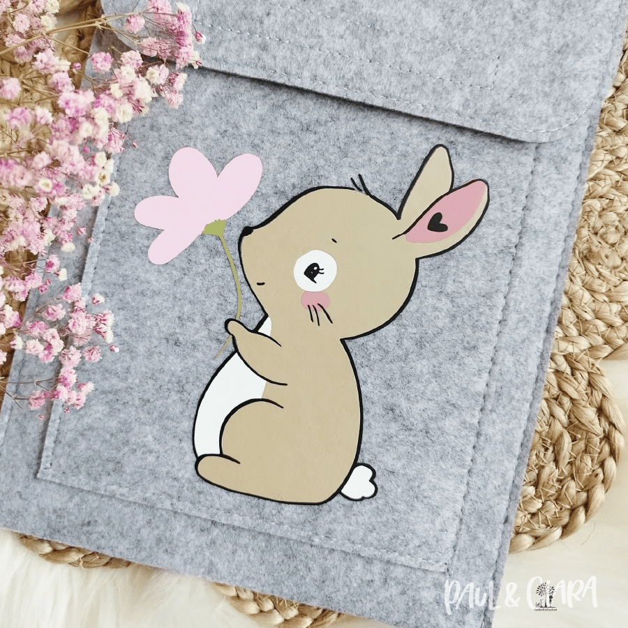 paul-clara-plottdateien-hase-lila-blume-plotterdatei-ostern image 2