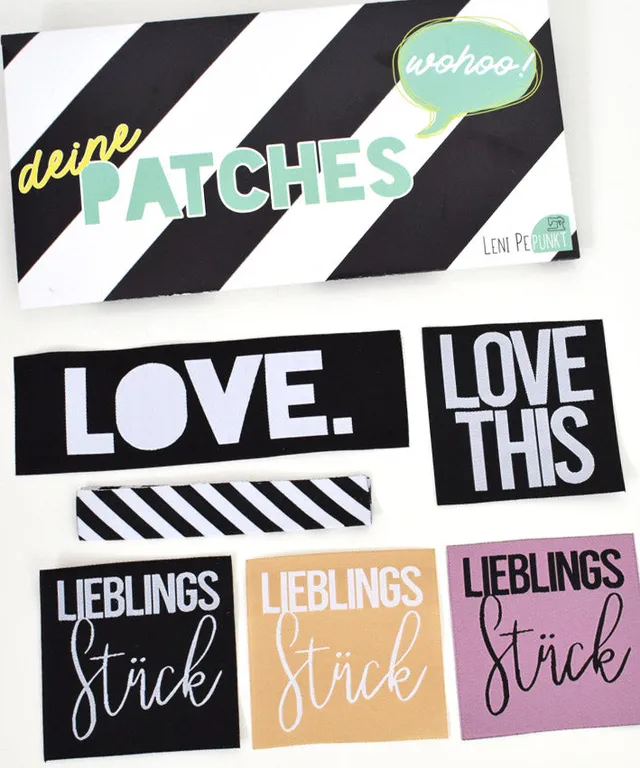 lenipepunkt-bundle-of-love-patch-set-xl-6-teilig-polyester image 1