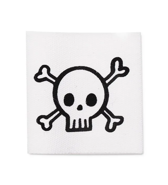 paul-clara-baumwoll-labels-totenkopf-label-3-5x3-5-cm-baumwolle image 1