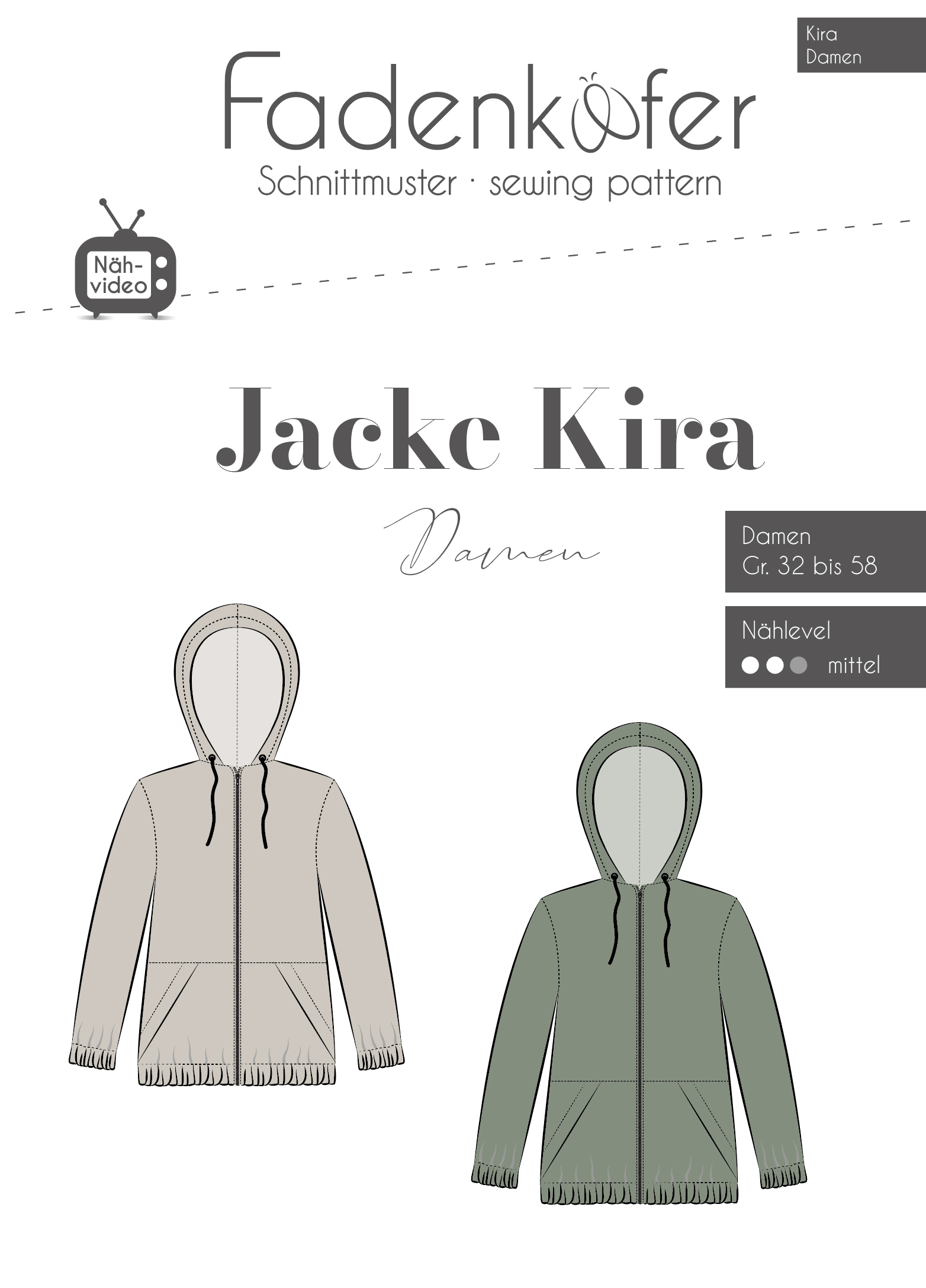 fadenk-fer-papierschnittmuster-jacke-kira-damen-32-58 image 1