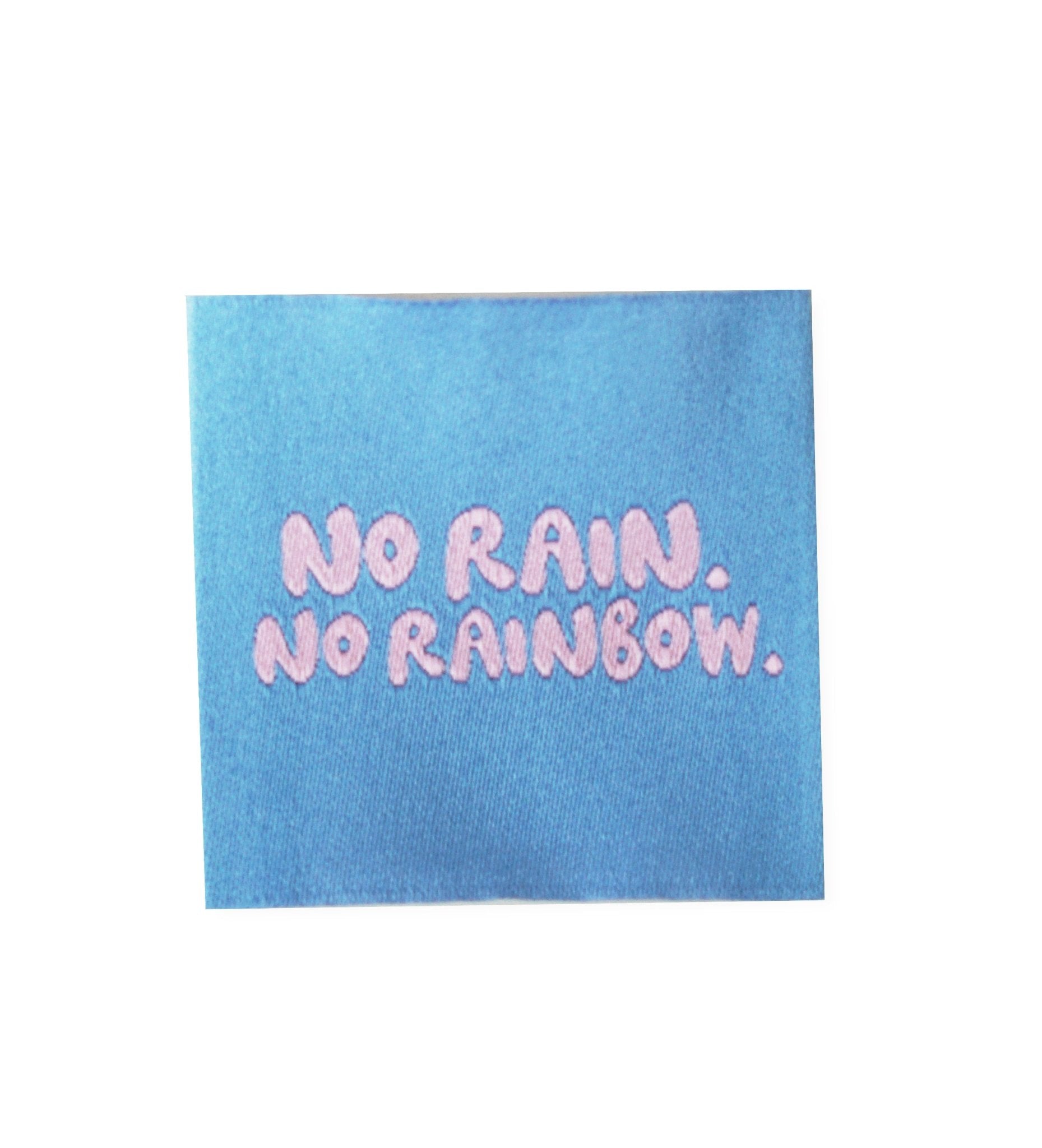 paul-clara-weblabel-no-rain-no-rainbow-4x4-cm image 1