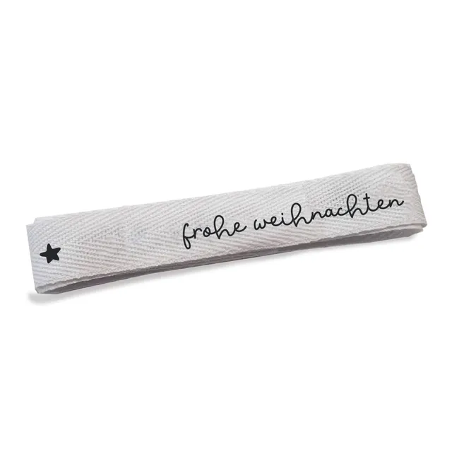 paul-clara-b-nder-baumwoll-band-frohe-weihnachten-wei-1m image 1