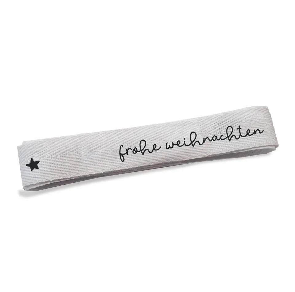 paul-clara-b-nder-baumwoll-band-frohe-weihnachten-wei-1m image 1