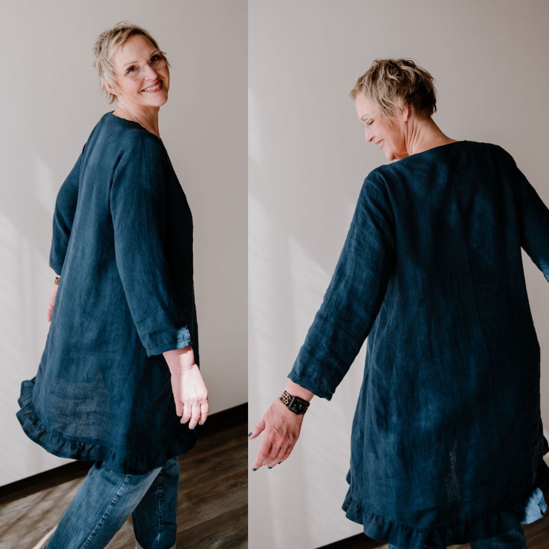 sew-simple-damen-mikele-bluse-kleid-pdf-schnittmuster-a-linie image 8