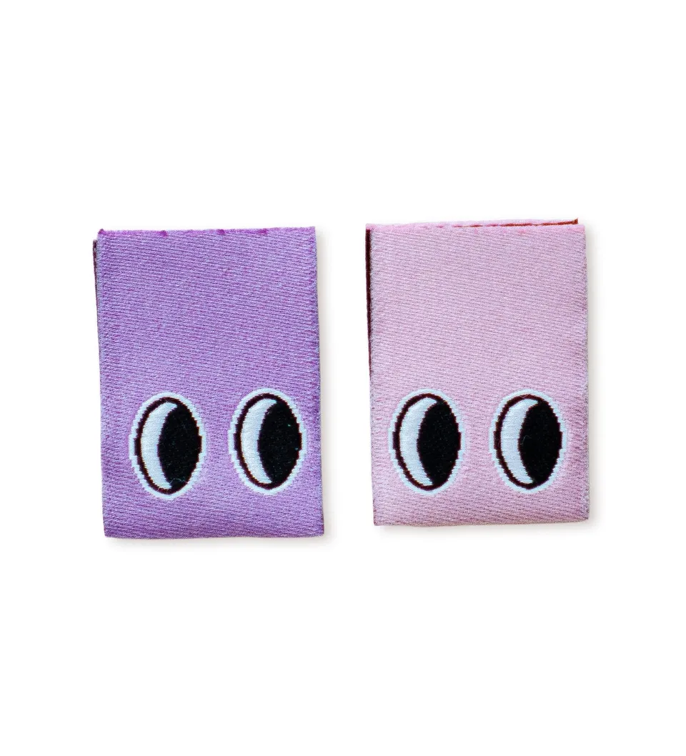 paul-clara-augen-klapp-weblabel-schwarz-2er-set image 1