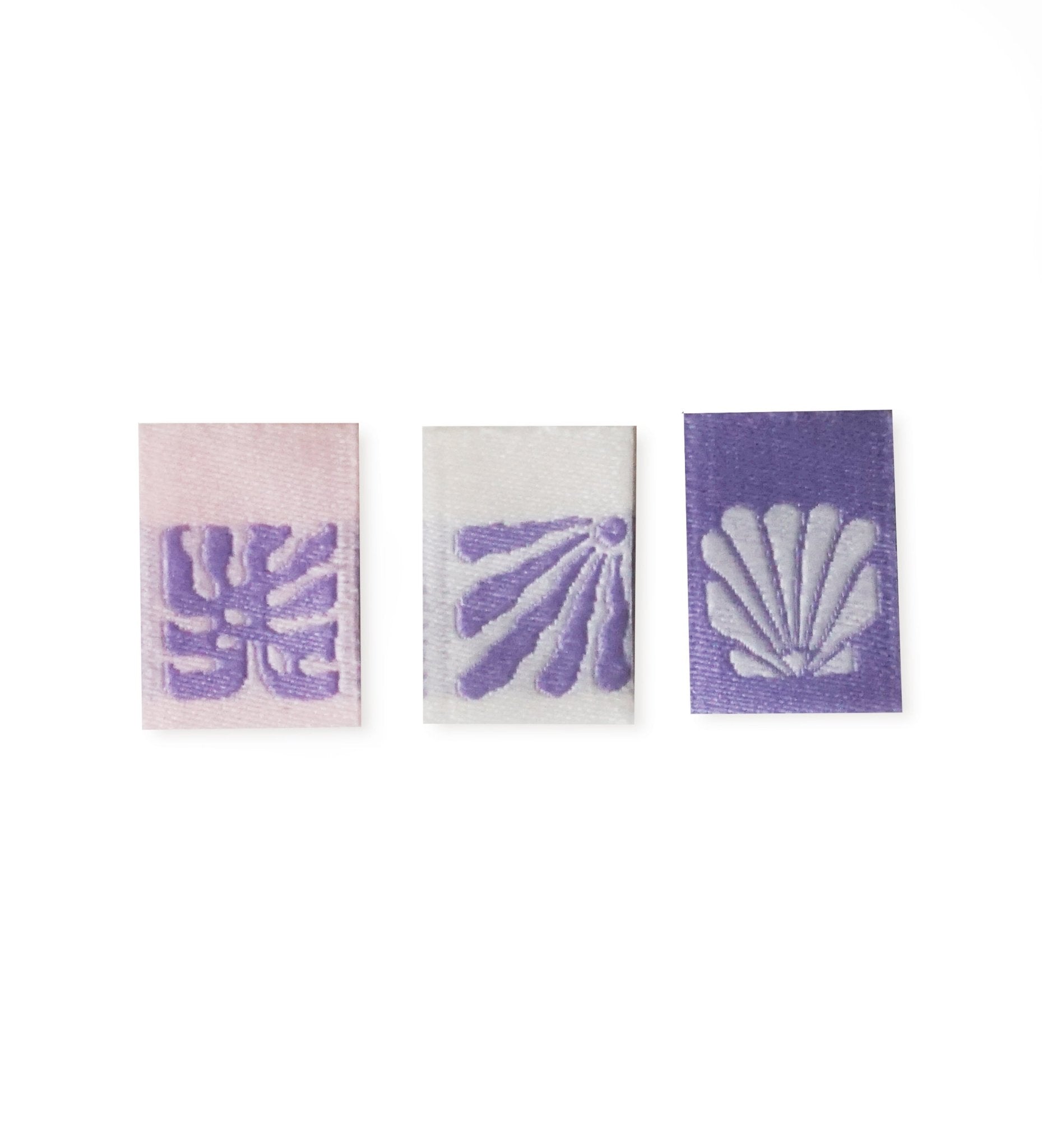 paul-clara-weblabels-mini-klapp-weblabel-muscheln-3er-set image 1
