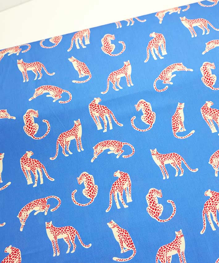 lenipepunkt-wild-cats-poplin-baumwollstoff-gr-n-meterware image 4