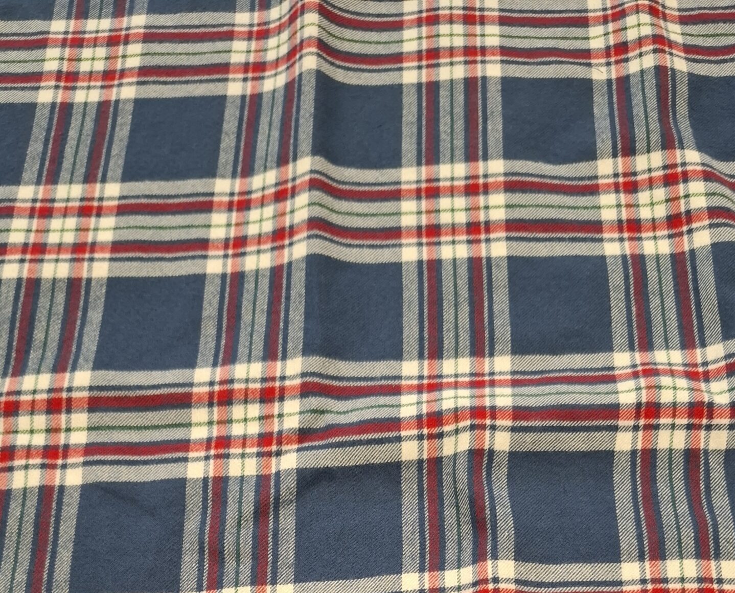 fadenk-fer-stoffe-restst-ck-flanell-blau-rot-wei-1-3m image 1