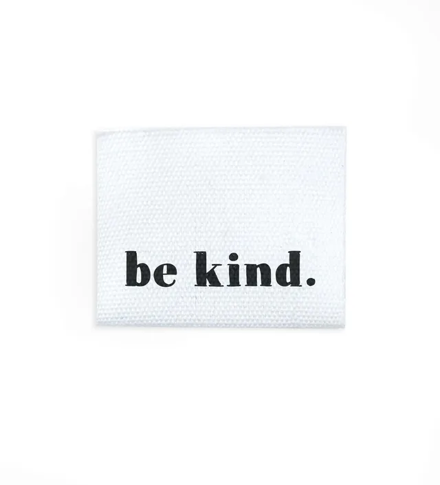 paul-clara-baumwoll-labels-be-kind-label-2-5x3-cm image 1