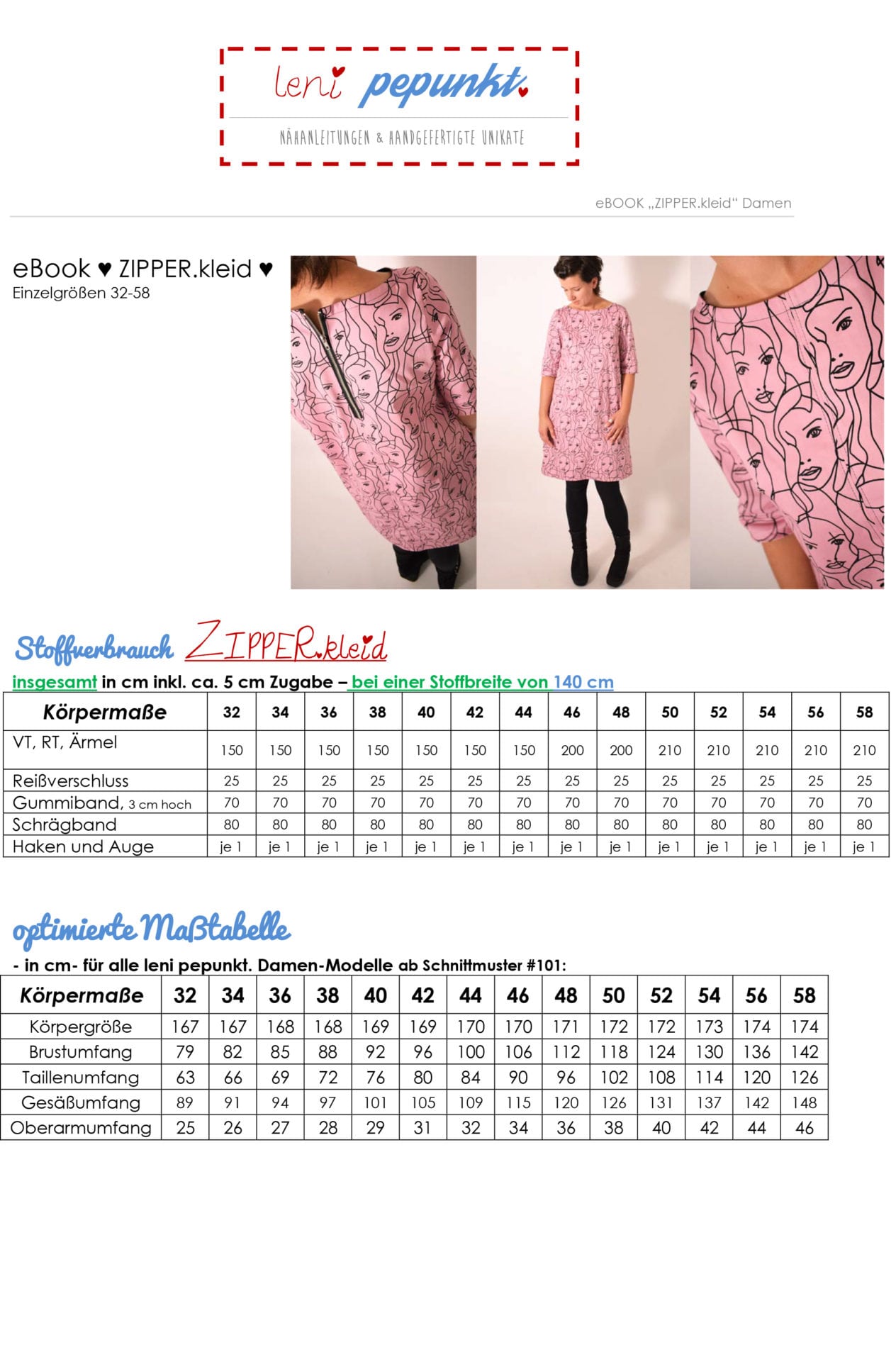 lenipepunkt-101-zipperkleid-ebook-kleid-gr-32-58-webware image 2