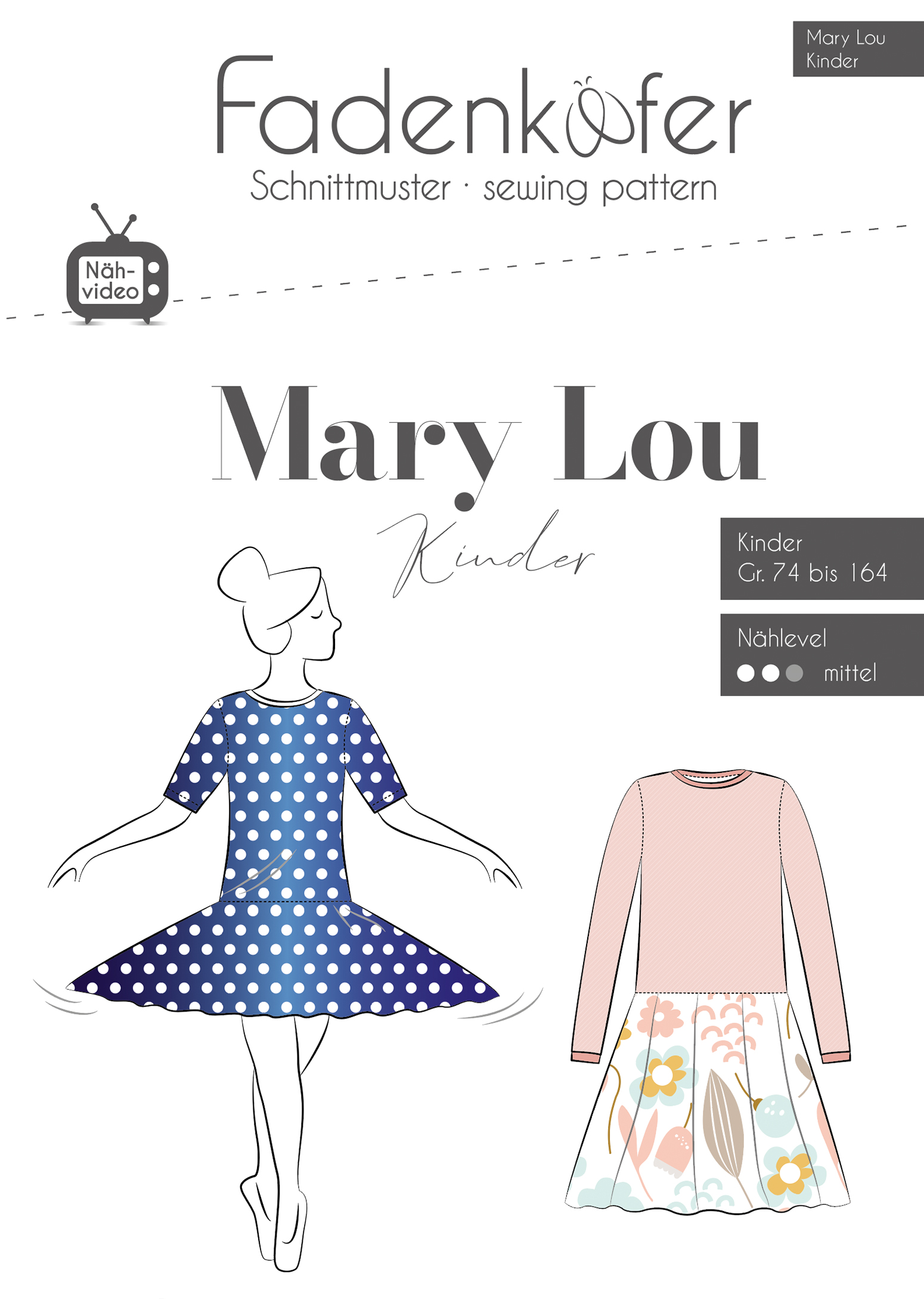 fadenk-fer-mary-lou-papierschnittmuster-drehkleid-kinder-74-164 image 1