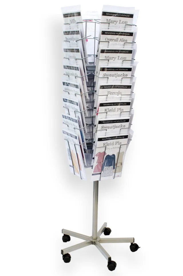 fadenk-fer-st-nder-papierschnittmuster-gro-silber-a4 image 1