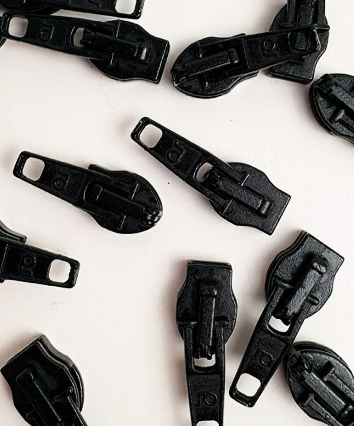lenipepunkt-zipper-rits-umgekehrt-rei-verschluss-schieber-schwarz image 1