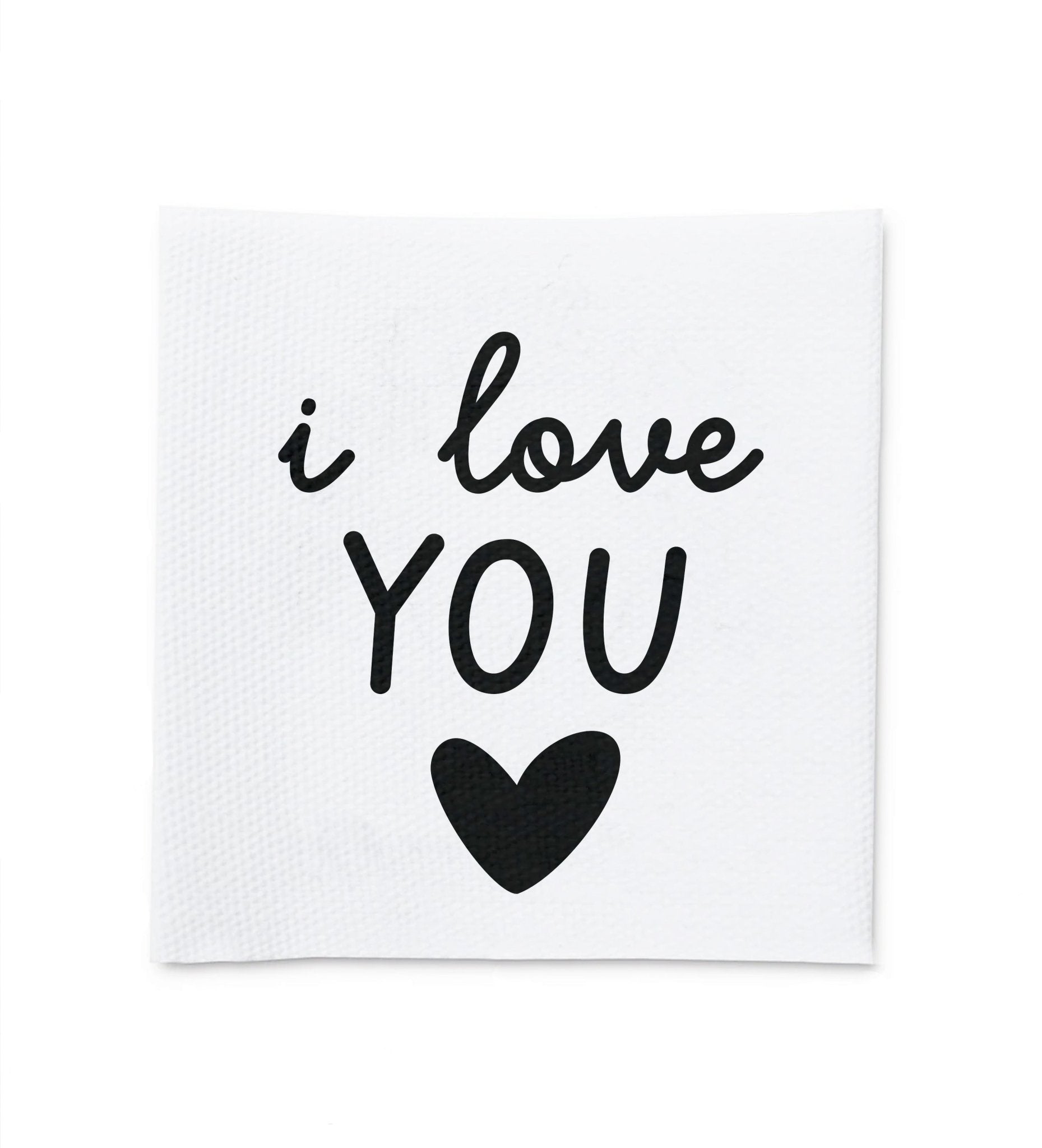 paul-clara-baumwoll-labels-i-love-you-label-4x4-cm image 1