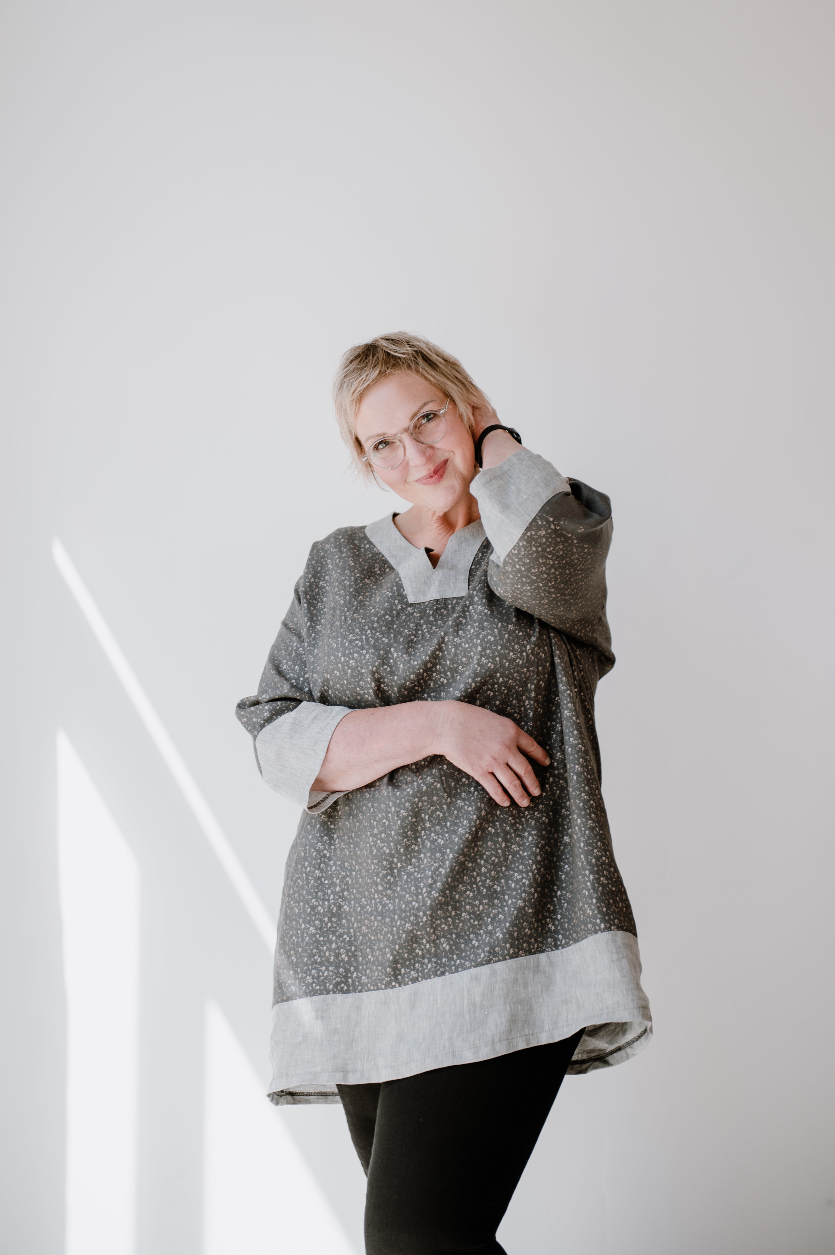 sew-simple-groen-damen-tunika-papierschnittmuster-webware image 8