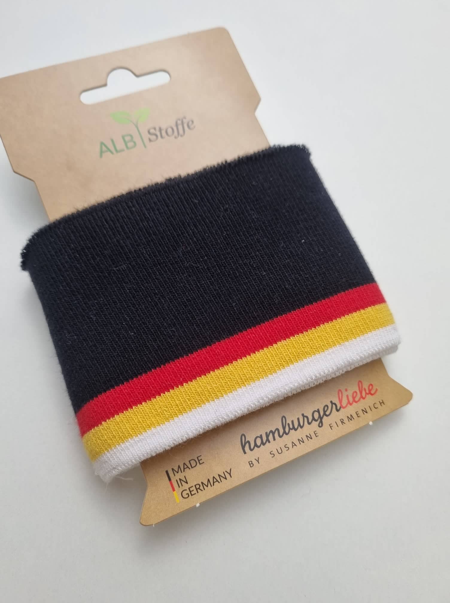 fadenk-fer-cuff-me-b-ndchen-schwarz-streifen image 1