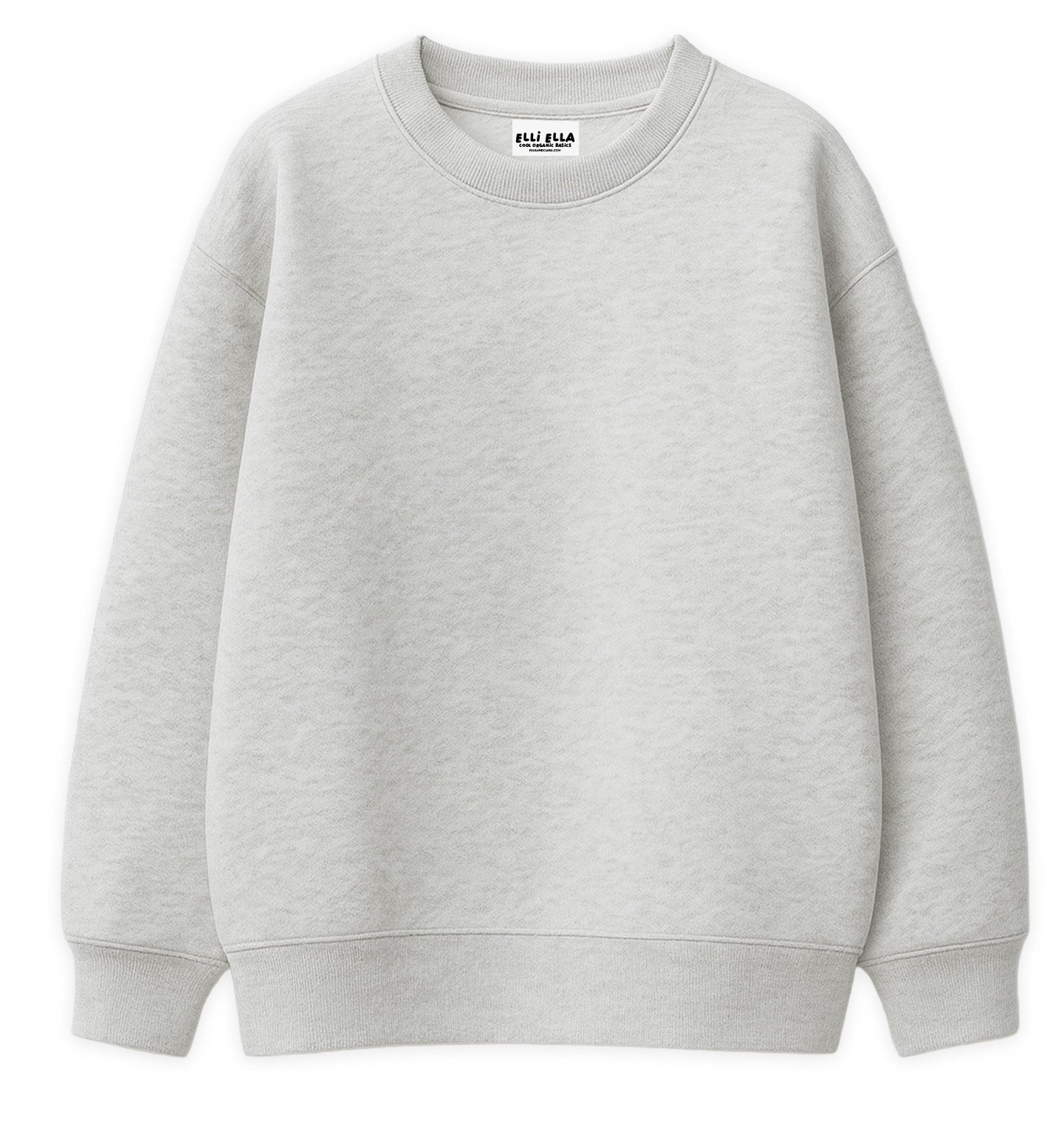 paul-clara-elli-ella-oversize-sweater-hellgrau-meliert-baumwolle image 1