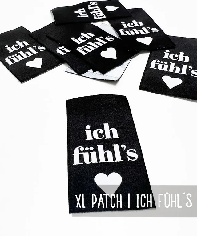 lenipepunkt-xl-patch-ich-f-hl-s-3-5x7-cm-polyester-schwarz image 1