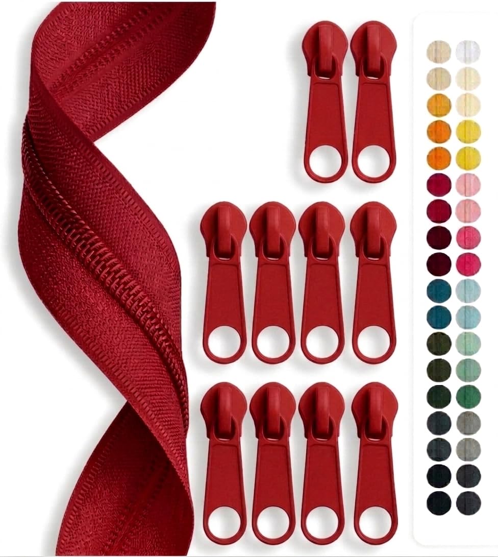 jajasio-endlos-rei-verschluss-5m-wei-5mm-10-zipper image 6