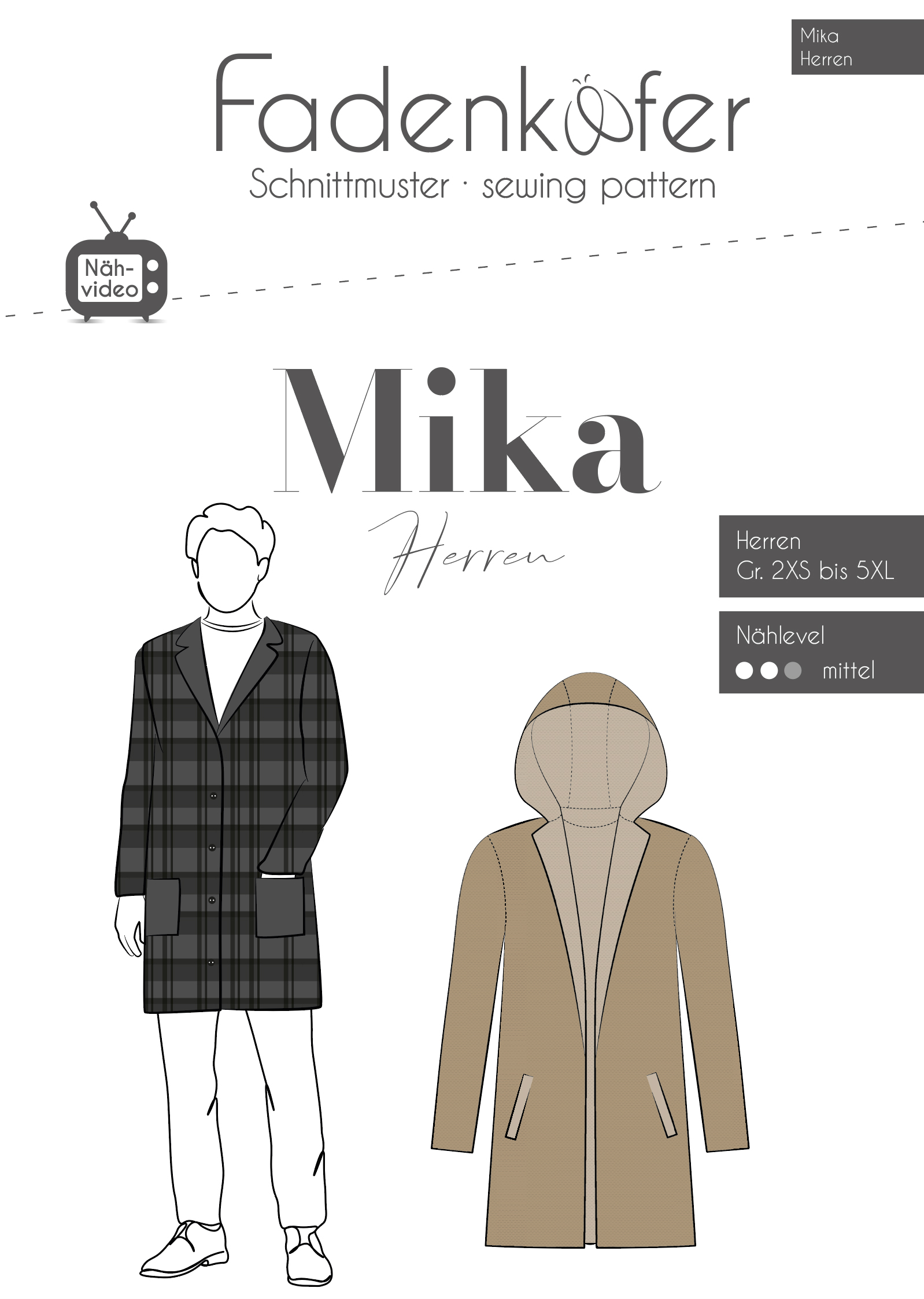 fadenk-fer-papierschnittmuster-mantel-mika-herren-gr-2xs-5xl image 1