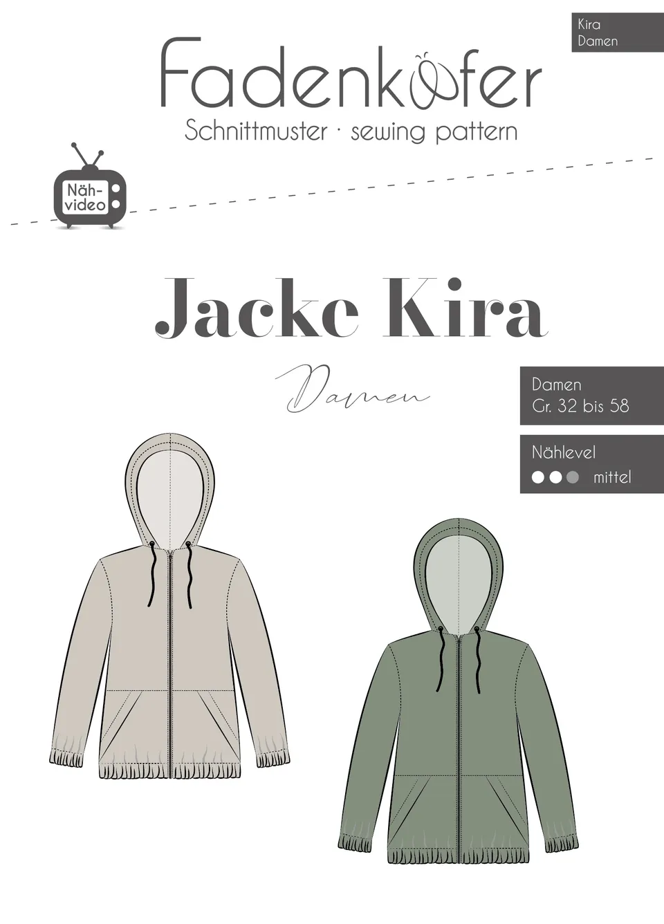 fadenk-fer-papierschnittmuster-jacke-kira-damen-32-58 image 1