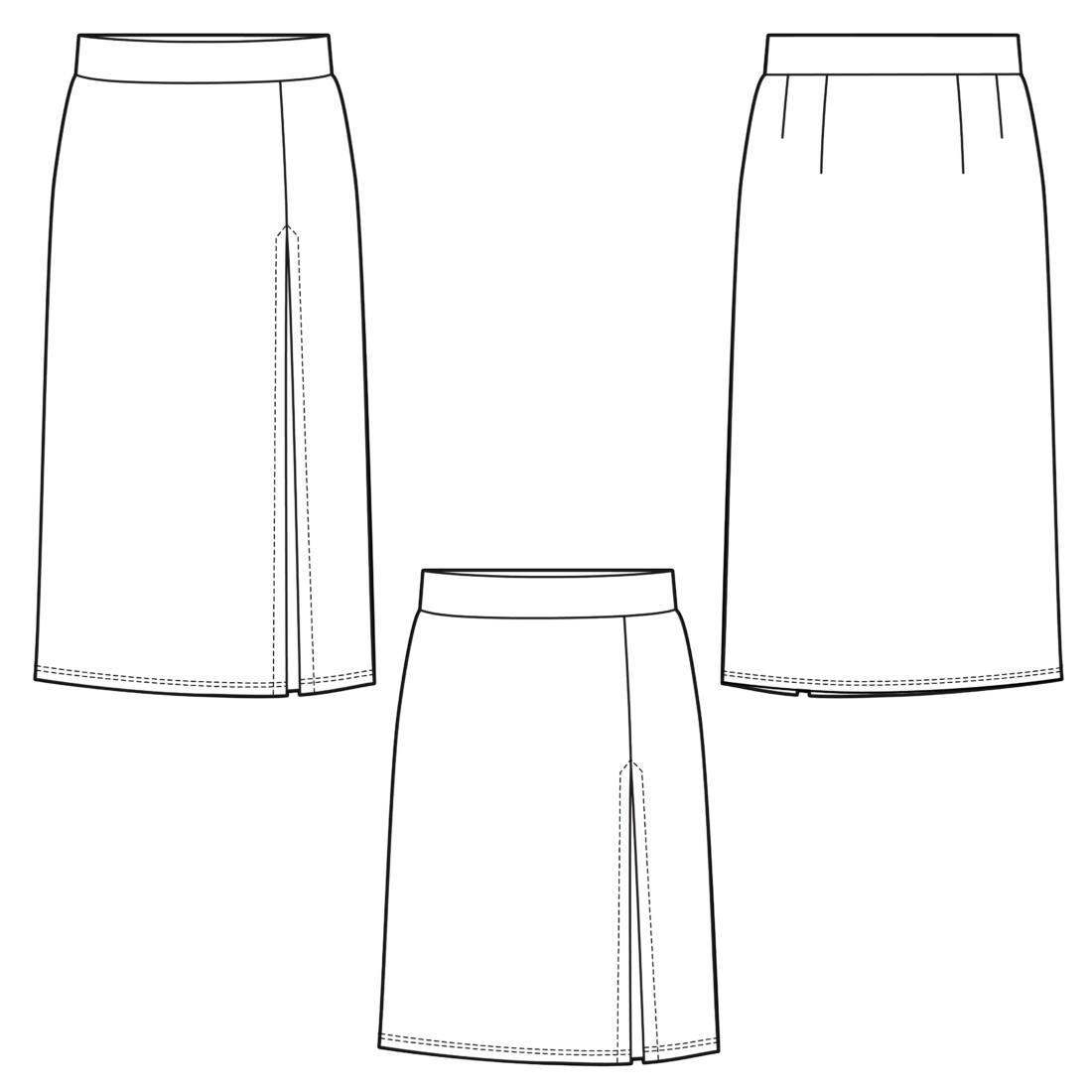 n-hfrosch-schnittmuster-damen-rock-roket-schnittmuster-midi-schlitz image 2