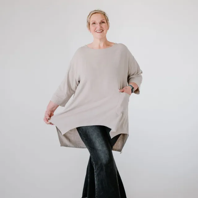 sew-simple-merid-tunika-papierschnittmuster-oversize-zipfel image 1