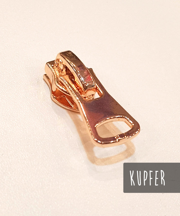 lenipepunkt-kurzwaren-zipper-schieber-silber-metalloptik image 3