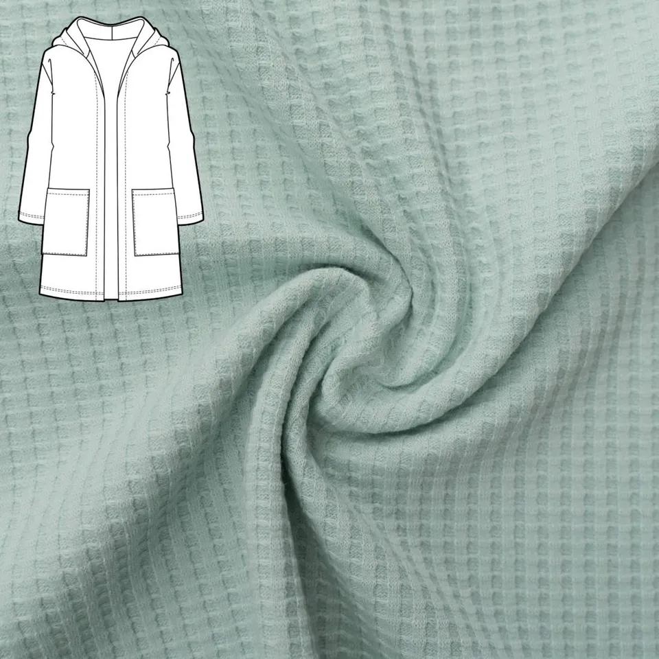 n-hfrosch-kardigan-n-hpaket-strickjacke-waffeljersey-mint image 1