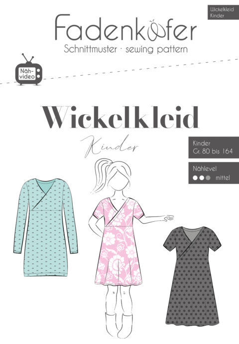 fadenk-fer-papierschnittmuster-wickelkleid-kinder-74-164-f-r-anf-nger image 3