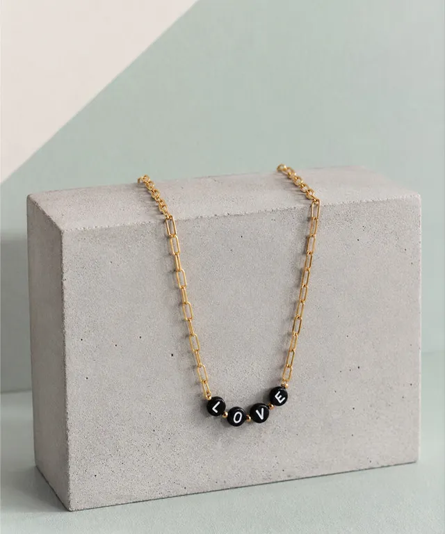 lenipepunkt-ready-to-wear-kette-love-gold-40-cm-edelstahl image 1