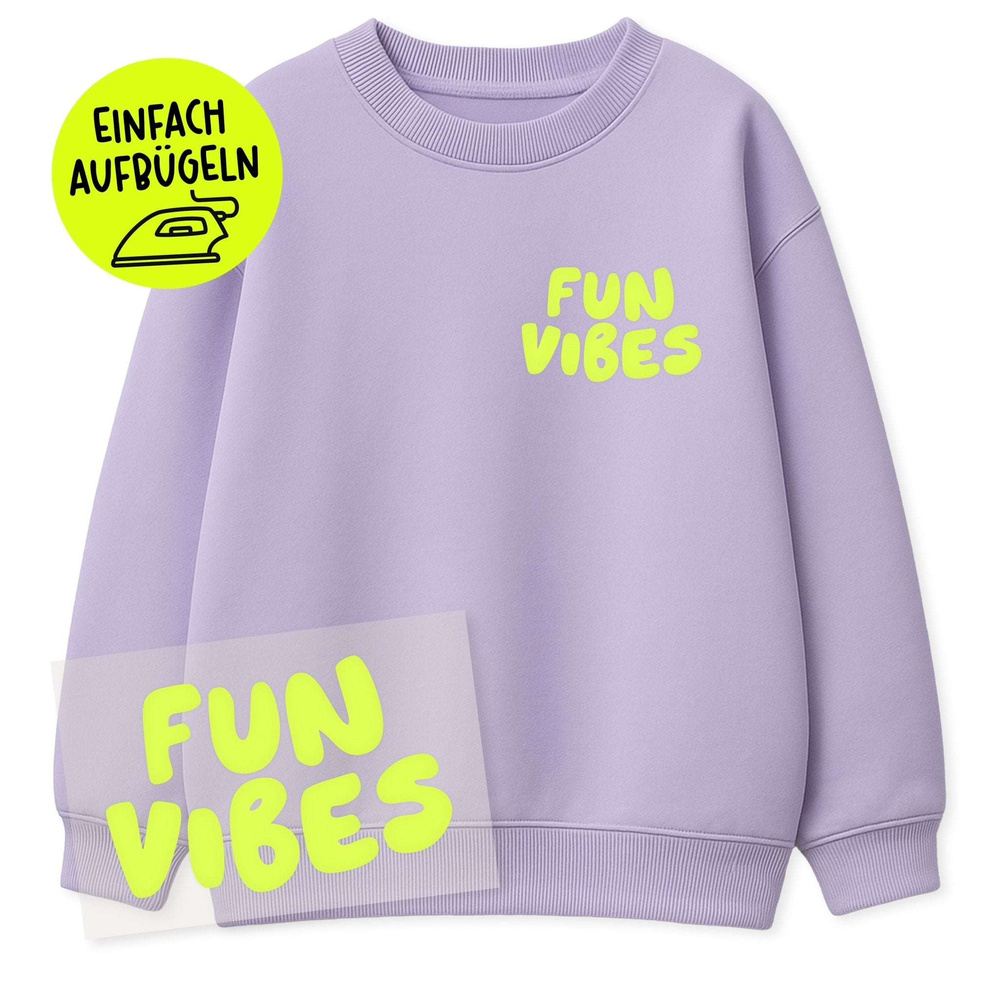 paul-clara-flock-patches-fun-vibes-flockpatch-zum-aufb-geln-neon image 1