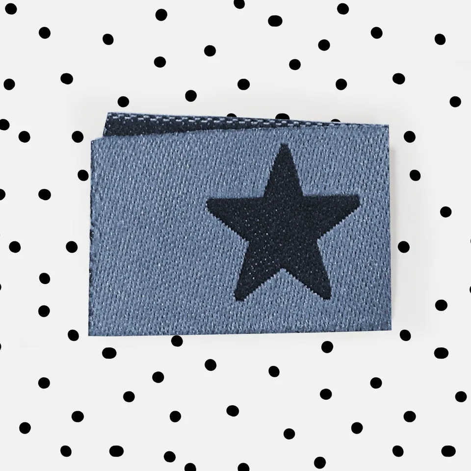 paul-clara-weblabels-stern-klapplabel-blau-n-hetikett image 1