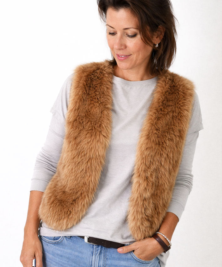 lenipepunkt-fake-fur-kunstfell-uni-meterware-rosa image 5