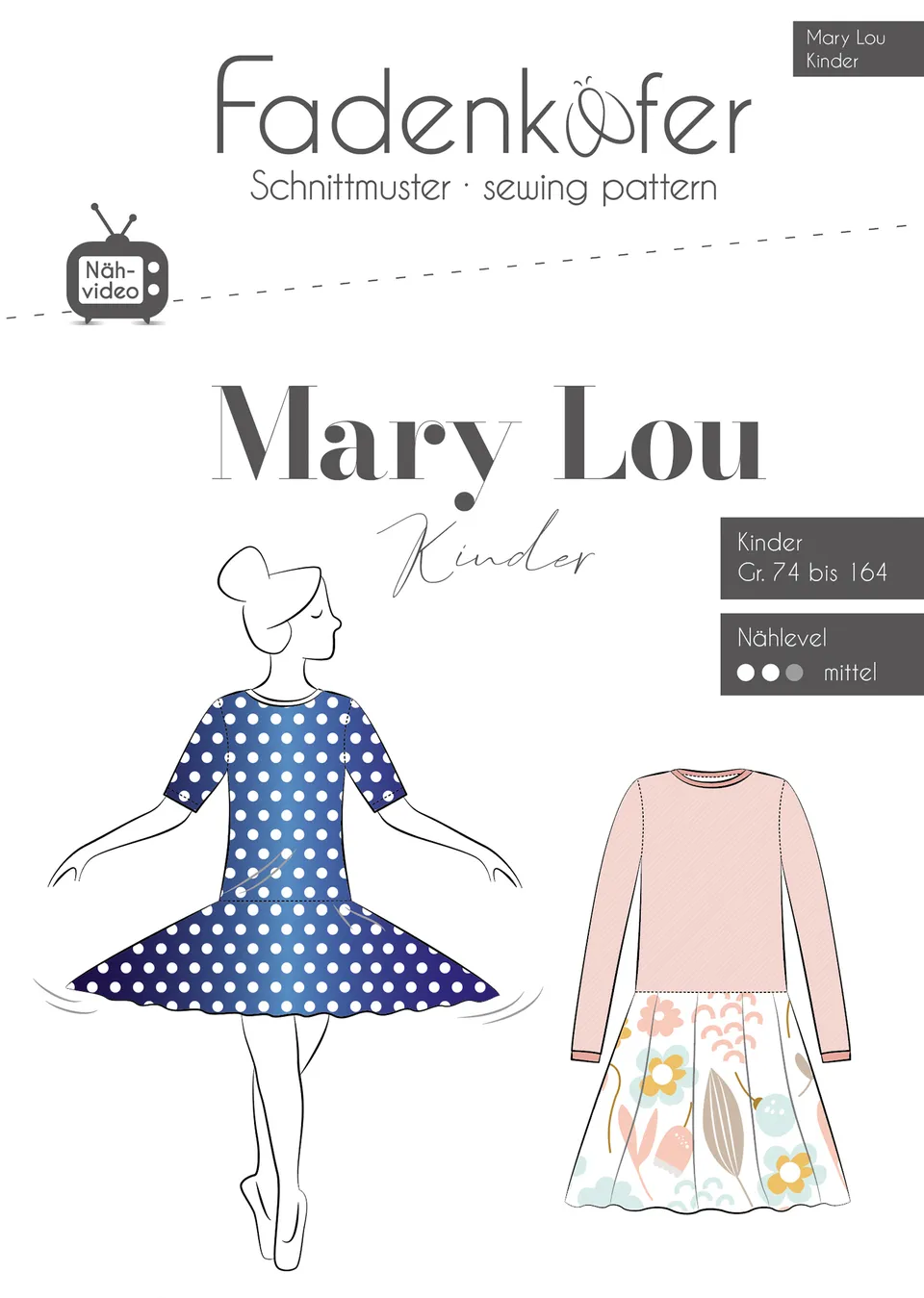 fadenk-fer-mary-lou-papierschnittmuster-drehkleid-kinder-74-164 image 1