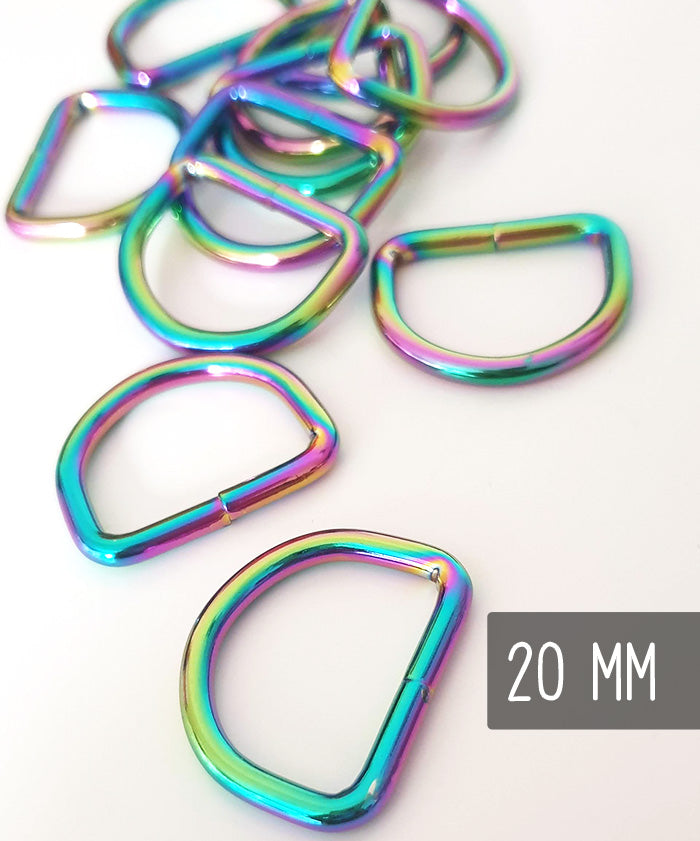lenipepunkt-kurzwaren-d-ring-regenbogen-30-mm-metall image 2
