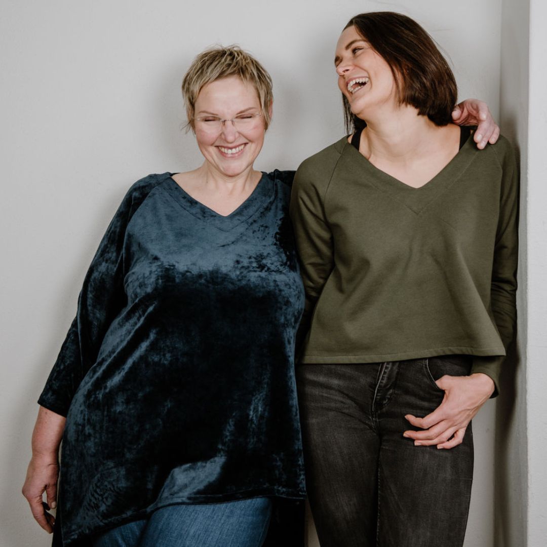sew-simple-rooie-raglan-shirt-papierschnittmuster-v-ausschnitt image 2