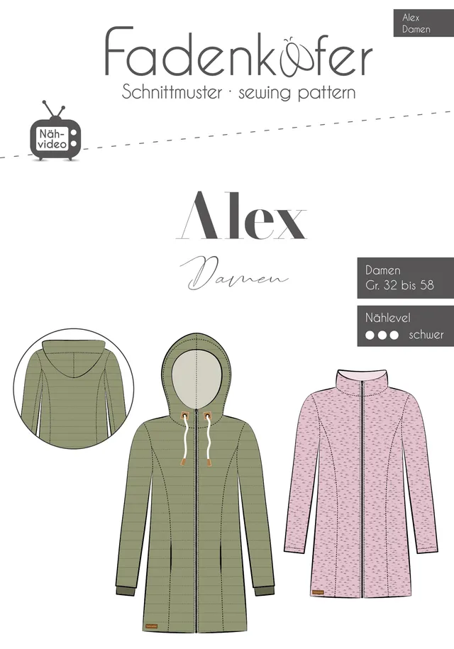fadenk-fer-alex-damen-papierschnittmuster-gr-32-58 image 1