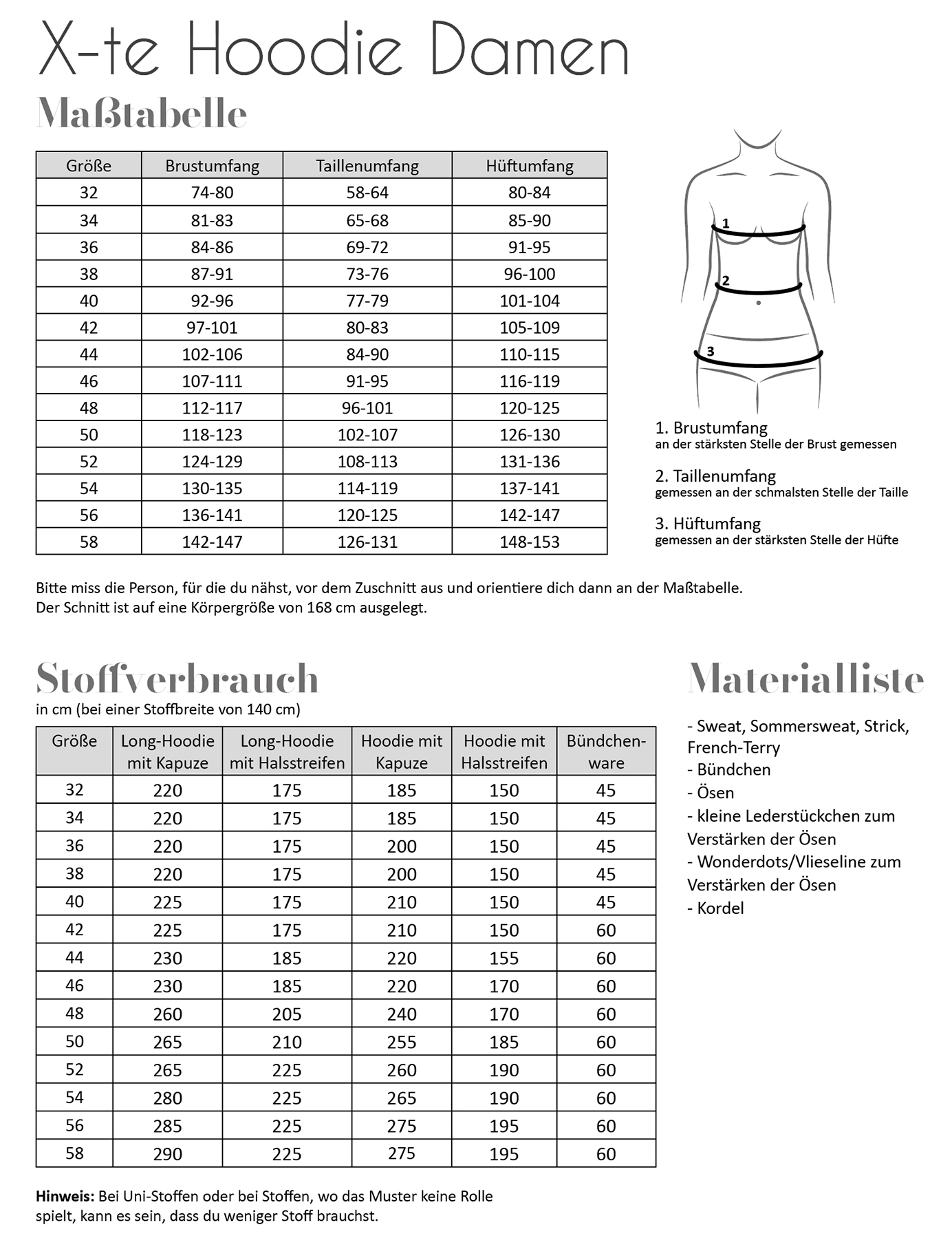 fadenk-fer-x-te-hoodie-ebook-damen-gr-32-58-kapuzenpullover image 2