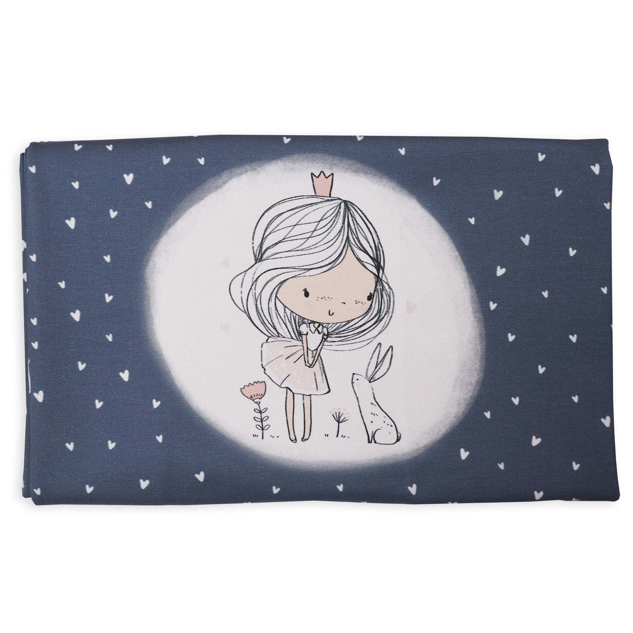 paul-clara-kleine-prinzessin-xxl-panel-dunkelblau image 1