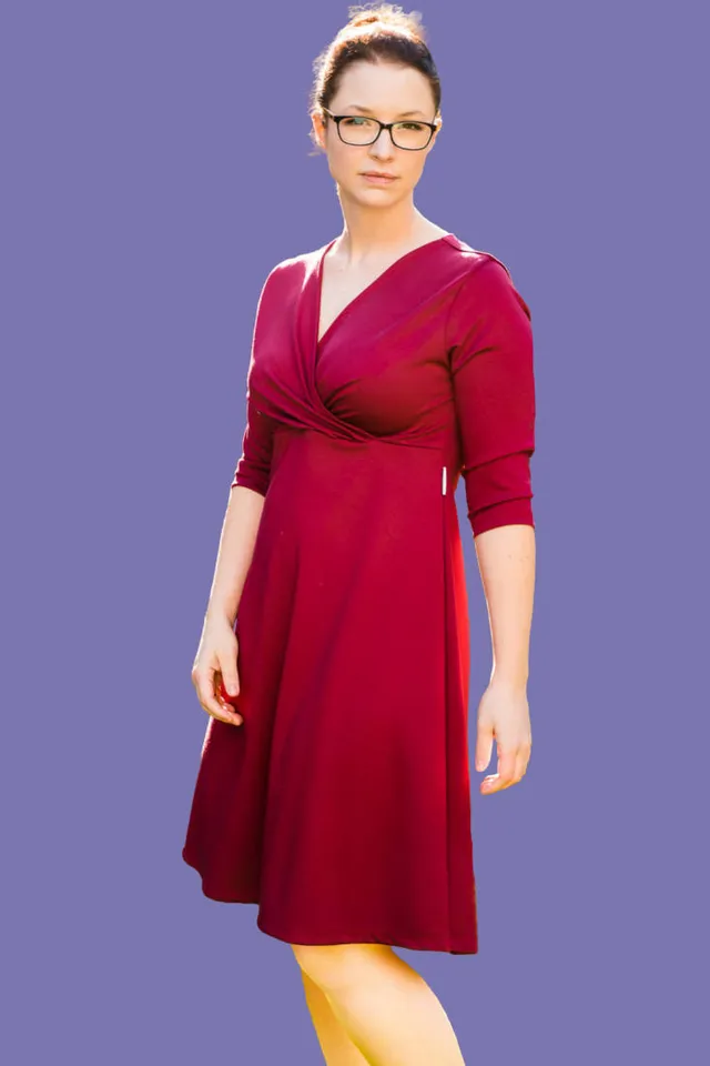 n-hfrosch-schnittmuster-sihir-damen-kleid-wickelausschnitt-digital image 1